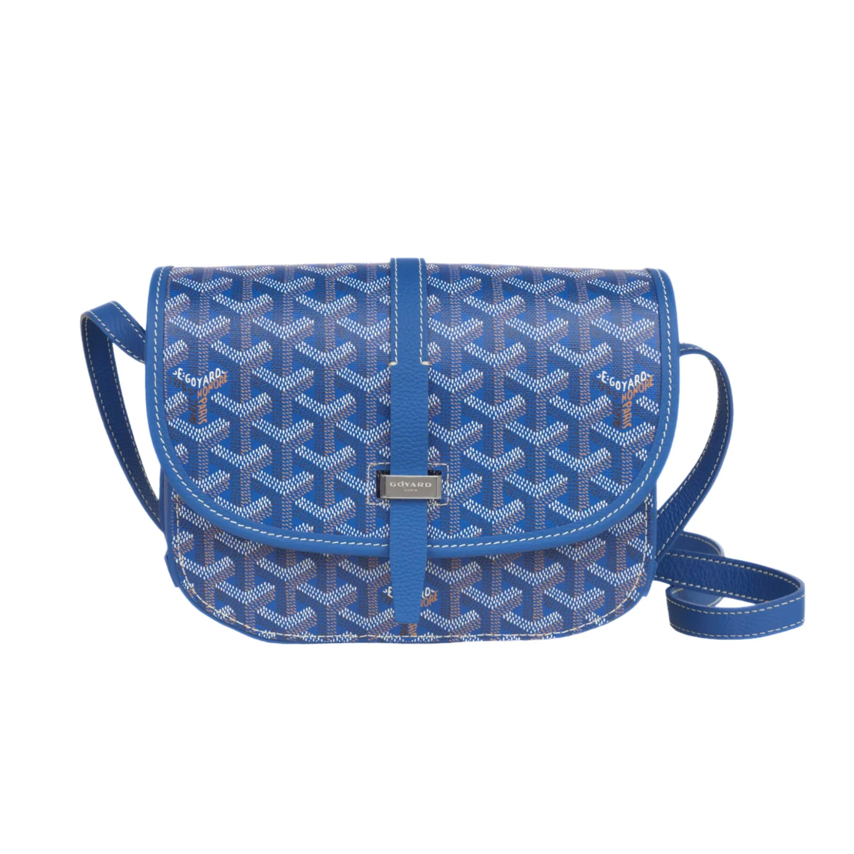 Goyard ‘Belvedere PM’ Messenger Bag – Blue-image-15
