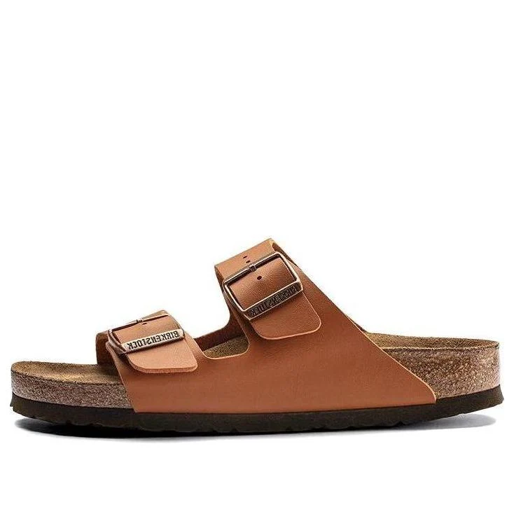 Birkenstock Arizona Soft Footbed Birko-Flor 'Ginger Brown'