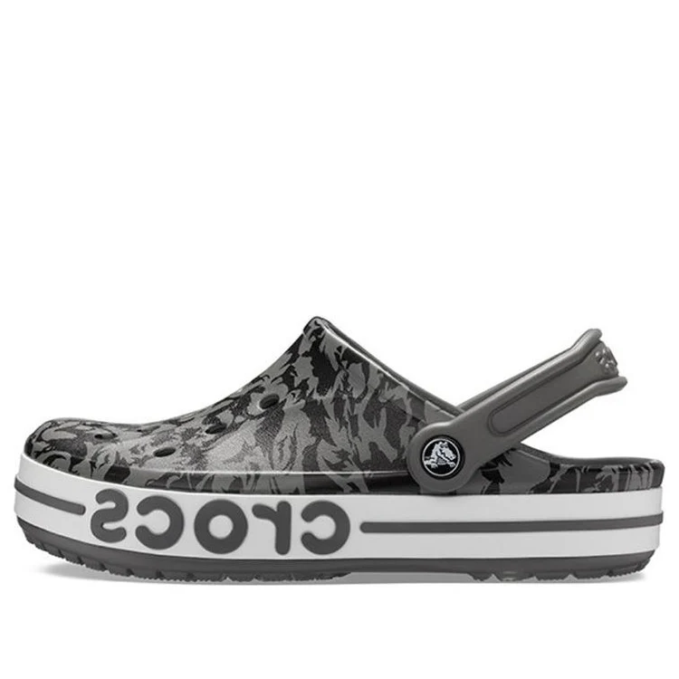 Crocs Bayaband Beach Gray Black Sandals 'Grey Black'