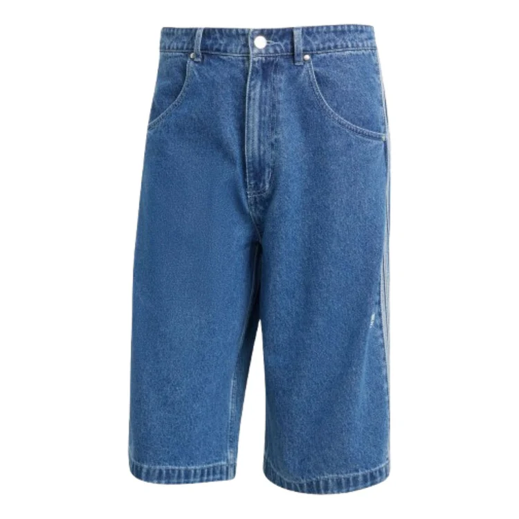adidas Adicolor Denim Firebird Shorts Asia Sizing 'Blue'