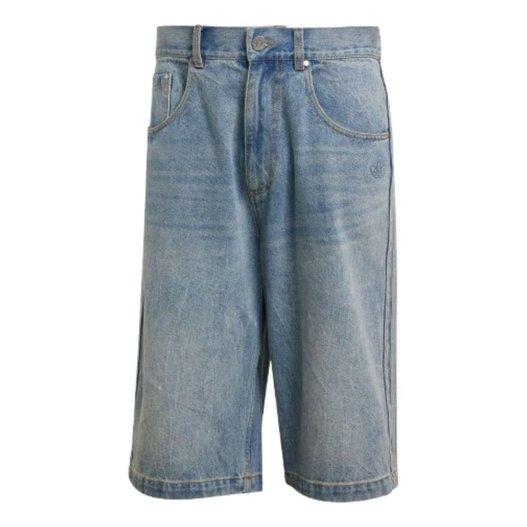 adidas Adilenium Season 3 Denim Shorts Asia Sizing 'Blue'