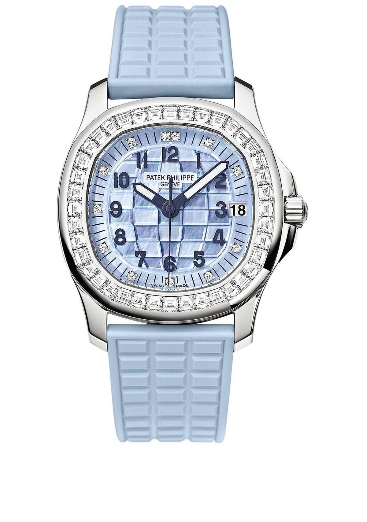 Patek Philippe Nautilus 5711/1P-001 40th Anniversary Platinum Blue Diamond
