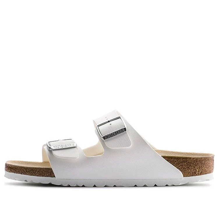 Birkenstock-Arizona Birko-Flor 'White'