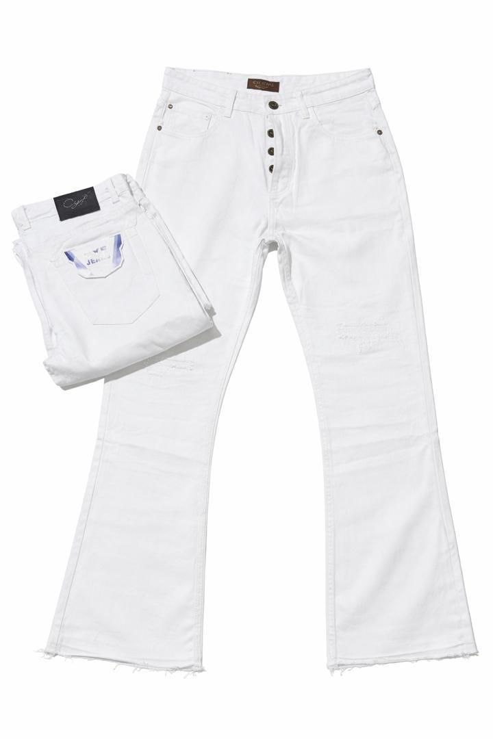 Mr. Stacked White jeans