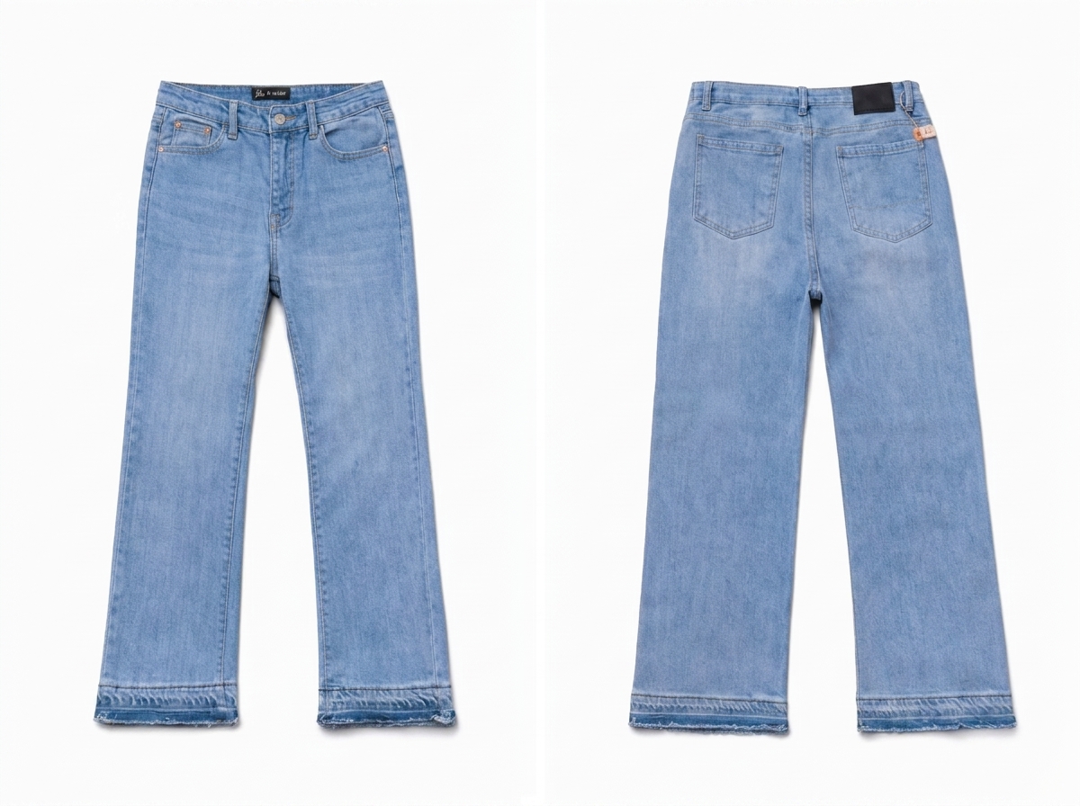 Zara Turn-Up Wide-Leg Jeans