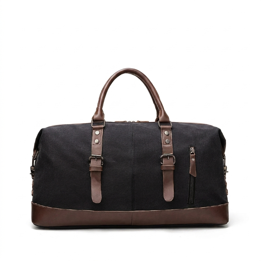 TILEMALL Oversized Canvas Holdall Travel Duffel Bag